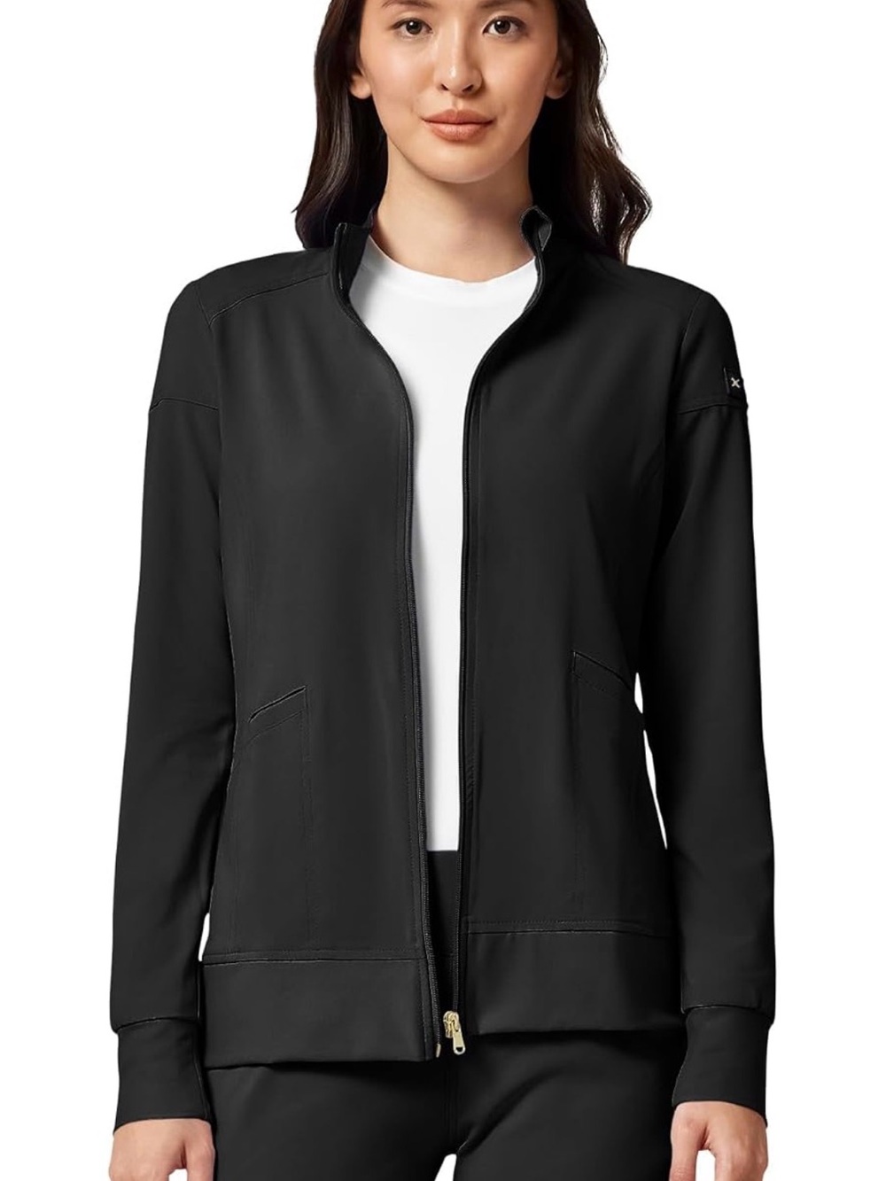 Cherokee iFlex Scrub Jacket Black Size Small